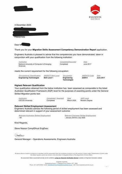 Civil Engineer CDR Sample